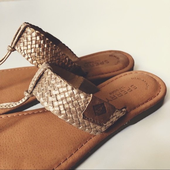 Sperry Shoes - SPERRY | Braided Leather Flip-Flops